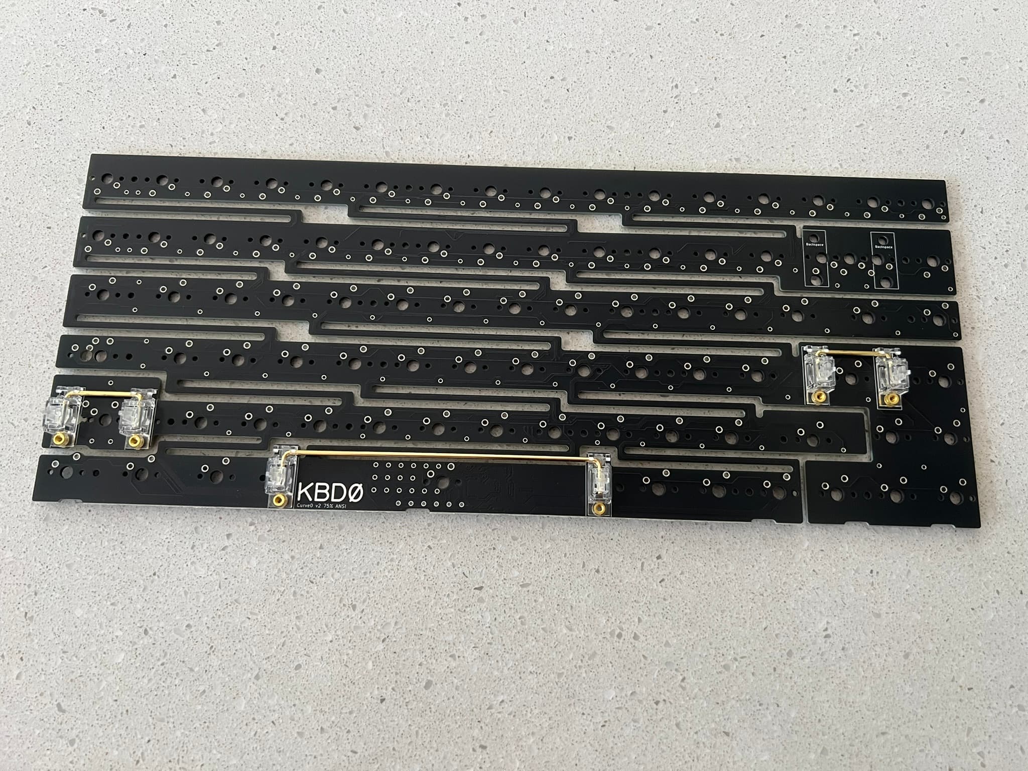 Stabilizers installed on PCB