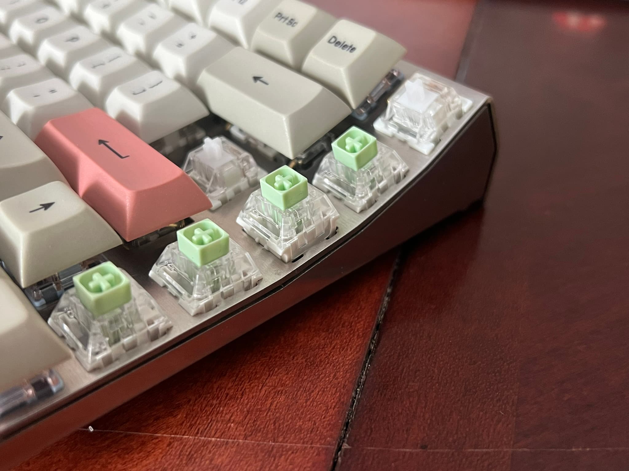 Switches in a plate but not pushed in all the way